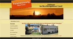 Desktop Screenshot of fewo-kurtz-teisendorf.de